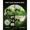 image:imageRAINPOINT Hose Sprayer Nozzle Heavy Duty  8 Spray Patterns Garden Hose Nozzle with Adjustable Flow Control for Watering Plants Washing CarsWashing Pets Thumb Control GreenGreen