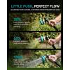 image:imageRAINPOINT Hose Sprayer Nozzle Heavy Duty  8 Spray Patterns Garden Hose Nozzle with Adjustable Flow Control for Watering Plants Washing CarsWashing Pets Thumb Control GreenBlue