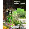 image:imageRainPoint WiFi Water Timer for Garden Hose with Brass Inlet amp Outlet 2Zone Smart Hose Timer WiFi Irrigation Controller via APPVoice Control Automatic Sprinkler Watering System for Lawns and YardGreen
