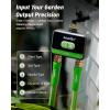 image:imageRainPoint WiFi Water Timer for Garden Hose with Brass Inlet amp Outlet 2Zone Smart Hose Timer WiFi Irrigation Controller via APPVoice Control Automatic Sprinkler Watering System for Lawns and YardGreen