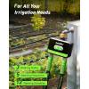image:imageRainPoint WiFi Water Timer for Garden Hose with Brass Inlet amp Outlet 2Zone Smart Hose Timer WiFi Irrigation Controller via APPVoice Control Automatic Sprinkler Watering System for Lawns and YardGreen