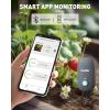 image:imageRAINPOINT Bluetooth 2in1 Soil Moisture amp Air Temp Meter App Remote Monitoring 20 Plant Database Compatible with WiFi Hub TWG009 amp Water Timer ITV102b