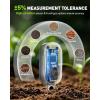 image:imageRAINPOINT Smart Soil Moisture Meter for Plants Soil Hygrometer Sensor Realtime Monitor Humidity Tester for Gardening Farming Indoor and Outdoor Plants Care HWG023HWG040 WiFi Hub Needed Green