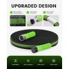 image:imageRAINPOINT Soaker Hose 25FT 80 WaterSaving Flat Drip Hose Leakproof and Flexible with Anodized Aluminum Ends Double Layer Gardening Irrigation Hoses for Gardens Vegetables and Trees GreenGreen