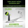 image:imageRAINPOINT FullMetal Garden Hose Nozzle Heavy Duty Water Hose Nozzle Sprayer With 10 Adjustable Patterns amp High FlowThumb Control For Flow Adjustment Ideal For Watering Washing CleaningBlackGreen