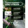 image:imageRAINPOINT Spray Nozzles for Garden Hose  10 Spray Patterns Garden Hose Nozzle with Adjustable Flow Control for Watering Plants Washing CarsWashing Pets Thumb Control GreenGreen