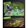 image:imageRAINPOINT Spray Nozzles for Garden Hose  10 Spray Patterns Garden Hose Nozzle with Adjustable Flow Control for Watering Plants Washing CarsWashing Pets Thumb Control GreenBlue