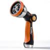 image:imageRAINPOINT Spray Nozzles for Garden Hose  10 Spray Patterns Garden Hose Nozzle with Adjustable Flow Control for Watering Plants Washing CarsWashing Pets Thumb Control GreenOrange