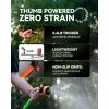 image:imageRAINPOINT Spray Nozzles for Garden Hose  10 Spray Patterns Garden Hose Nozzle with Adjustable Flow Control for Watering Plants Washing CarsWashing Pets Thumb Control GreenOrange
