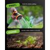 image:imageRAINPOINT Spray Nozzles for Garden Hose  10 Spray Patterns Garden Hose Nozzle with Adjustable Flow Control for Watering Plants Washing CarsWashing Pets Thumb Control GreenOrange