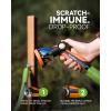 image:imageRAINPOINT Spray Nozzles for Garden Hose  10 Spray Patterns Garden Hose Nozzle with Adjustable Flow Control for Watering Plants Washing CarsWashing Pets Thumb Control GreenOrange