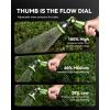 image:imageRAINPOINT Spray Nozzles for Garden Hose  10 Spray Patterns Garden Hose Nozzle with Adjustable Flow Control for Watering Plants Washing CarsWashing Pets Thumb Control GreenGreen