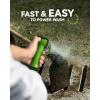 image:imageRAINPOINT Spray Nozzles for Garden Hose  10 Spray Patterns Garden Hose Nozzle with Adjustable Flow Control for Watering Plants Washing CarsWashing Pets Thumb Control GreenGreen