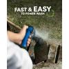 image:imageRAINPOINT Spray Nozzles for Garden Hose  10 Spray Patterns Garden Hose Nozzle with Adjustable Flow Control for Watering Plants Washing CarsWashing Pets Thumb Control GreenBlue