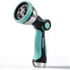 image:imageRAINPOINT Spray Nozzles for Garden Hose  10 Spray Patterns Garden Hose Nozzle with Adjustable Flow Control for Watering Plants Washing CarsWashing Pets Thumb Control GreenCeleste
