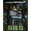 image:imageRAINPOINT 3 Zone Sprinkler Timer with Brass Inlet Water Timer for Garden HoseRain DelayManualAutomatic Watering System HoseHose Timers for Watering with IP65 Waterproof Large LCD for YardMetal