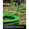 image:imageRAINPOINT Garden Hose 50FT Up to 60 Lighter NonExpanding Water Hose with TPE Inner Tube Lightweight amp Flexible AntiKink Hose 800D Oxford Fabric WeatherResistant 450PSI Burst 34 Fittings50FT