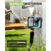image:imageRAINPOINT Sprinkler Timer for Garden Hose  Hose Timer with Cycle amp SoakRain DelayAutomatic WateringManual Watering Programmable Irrigation System with Large Display Brass Inlet amp OutletMint Green