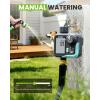 image:imageRAINPOINT Sprinkler Timer for Garden Hose  Hose Timer with Cycle amp SoakRain DelayAutomatic WateringManual Watering Programmable Irrigation System with Large Display Brass Inlet amp OutletMint Green