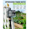 image:imageRAINPOINT Sprinkler Timer for Garden Hose  Hose Timer with Cycle amp SoakRain DelayAutomatic WateringManual Watering Programmable Irrigation System with Large Display Brass Inlet amp OutletMint Green