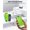 image:imageRAINPOINT WiFi Water Timer for Garden Hose WiFi Sprinkler Controller Smart Hose Timer Valve Automatic Drip Irrigation SystemRain Delay for GardenLawnYard Brass Inlet amp Outlet WiFi GatewayGreen