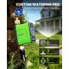 image:imageRAINPOINT WiFi Water Timer for Garden Hose WiFi Sprinkler Controller Smart Hose Timer Valve Automatic Drip Irrigation SystemRain Delay for GardenLawnYard Brass Inlet amp Outlet WiFi GatewayGreen