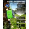 image:imageRAINPOINT WiFi Water Timer for Garden Hose WiFi Sprinkler Controller Smart Hose Timer Valve Automatic Drip Irrigation SystemRain Delay for GardenLawnYard Brass Inlet amp Outlet WiFi GatewayGreen