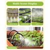 image:imageRAINPOINT 50FT Drip Irrigation System Garden Watering Kit with 15pcs 360Adjustable Copper Nozzles Automatic Atomizing Watering Sprinkler System for Greenhouse Lawn Raised Beds Outdoor PlantsGreen