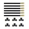 image:imageRAINPOINT 50FT Drip Irrigation System Garden Watering Kit with 15pcs 360Adjustable Copper Nozzles Automatic Atomizing Watering Sprinkler System for Greenhouse Lawn Raised Beds Outdoor PlantsGreen