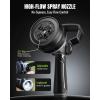 image:imageRAINPOINT Heavy Duty Firemans Hose Nozzle 7 Modes Water Hose Nozzle with Adjustable Flow Control Ergonomic Grip for Garden Watering Car Washing Pet Bathing amp Outdoor Cleaning