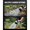 image:imageRAINPOINT Heavy Duty Firemans Hose Nozzle 7 Modes Water Hose Nozzle with Adjustable Flow Control Ergonomic Grip for Garden Watering Car Washing Pet Bathing amp Outdoor Cleaning