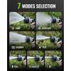 image:imageRAINPOINT Heavy Duty Firemans Hose Nozzle 7 Modes Water Hose Nozzle with Adjustable Flow Control Ergonomic Grip for Garden Watering Car Washing Pet Bathing amp Outdoor Cleaning