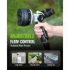 image:imageRAINPOINT Heavy Duty Firemans Hose Nozzle 7 Modes Water Hose Nozzle with Adjustable Flow Control Ergonomic Grip for Garden Watering Car Washing Pet Bathing amp Outdoor Cleaning