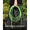 image:imageRAINPOINT Sprinkler Hose with Holes 50FT Flat Soaker Hose with Stakes Lightweight Water Irrigation Sprinklers System for Garden Lawn and YardGreen