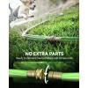 image:imageRAINPOINT Sprinkler Hose with Holes 50FT Flat Soaker Hose with Stakes Lightweight Water Irrigation Sprinklers System for Garden Lawn and YardGreen