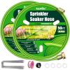 image:imageRAINPOINT Sprinkler Hose with Holes 50FT Flat Soaker Hose with Stakes Lightweight Water Irrigation Sprinklers System for Garden Lawn and YardGreen
