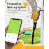 image:imageRAINPOINT WiFi Water Timer Smart Hose Timer for Garden Hose with App amp Voice Control Automatic Irrigation System Based on Weather for Lawn Yard GardenOrange