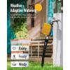 image:imageRAINPOINT WiFi Water Timer Smart Hose Timer for Garden Hose with App amp Voice Control Automatic Irrigation System Based on Weather for Lawn Yard GardenOrange