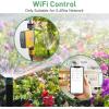 image:imageRAINPOINT WiFi Water Timer Smart Hose Timer for Garden Hose with App amp Voice Control Automatic Irrigation System Based on Weather for Lawn Yard GardenYellow