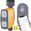 image:imageRAINPOINT WiFi Water Timer Smart Hose Timer for Garden Hose with App amp Voice Control Automatic Irrigation System Based on Weather for Lawn Yard GardenYellow