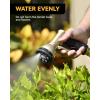 image:imageRAINPOINT Garden Hose Nozzle 9 Spray Patterns Hose Sprayer Nozzle Heavy Duty Metal Water Hose Nozzle Adjustable Hand Sprayer Watering Plants and Lawn Pet Showering Nozzle GrayGray