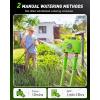 image:imageRAINPOINT WiFi Water Timer for Garden Hose 2 Zone WiFi Sprinkler Controller Smart Hose Timer Valve Automatic Drip Irrigation SystemRain Delay for GardenYard Brass Inlet amp Outlet No GatewayGreen