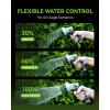 image:imageRAINPOINT FullMetal Garden Hose Nozzle Heavy Duty Water Hose Nozzle Sprayer With 10 Adjustable Patterns amp High FlowThumb Control For Flow Adjustment Ideal For Watering Washing Dark Green2PCS