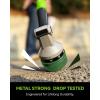image:imageRAINPOINT FullMetal Garden Hose Nozzle Heavy Duty Water Hose Nozzle Sprayer With 10 Adjustable Patterns amp High FlowThumb Control For Flow Adjustment Ideal For Watering Washing Dark Green2PCS