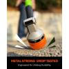 image:imageRAINPOINT FullMetal Garden Hose Nozzle Heavy Duty Water Hose Nozzle Sprayer With 10 Adjustable Patterns amp High FlowThumb Control For Flow Adjustment Ideal For Watering WashingOrange2PCS