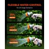 image:imageRAINPOINT FullMetal Garden Hose Nozzle Heavy Duty Water Hose Nozzle Sprayer With 10 Adjustable Patterns amp High FlowThumb Control For Flow Adjustment Ideal For Watering Washing Orange