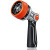 image:imageRAINPOINT FullMetal Garden Hose Nozzle Heavy Duty Water Hose Nozzle Sprayer With 10 Adjustable Patterns amp High FlowThumb Control For Flow Adjustment Ideal For Watering Washing Orange