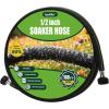 image:imageRAINPOINT 12 Soaker Hose 100ft for Garden Drip Irrigation Hose Water Seeper Soaker Hoses for Foundation Watering Save 80 Water for Vegetable Gardens Flower Beds Lawns Orchards BlackBlack