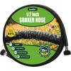 image:imageRAINPOINT 12 Soaker Hose 100ft for Garden Drip Irrigation Hose Water Seeper Soaker Hoses for Foundation Watering Save 80 Water for Vegetable Gardens Flower Beds Lawns Orchards BlackBlack