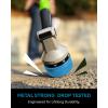 image:imageRAINPOINT FullMetal Garden Hose Nozzle Heavy Duty Water Hose Nozzle Sprayer With 10 Adjustable Patterns amp High FlowThumb Control For Flow Adjustment Ideal For Watering Washing CleaningBlue2PCSBlue